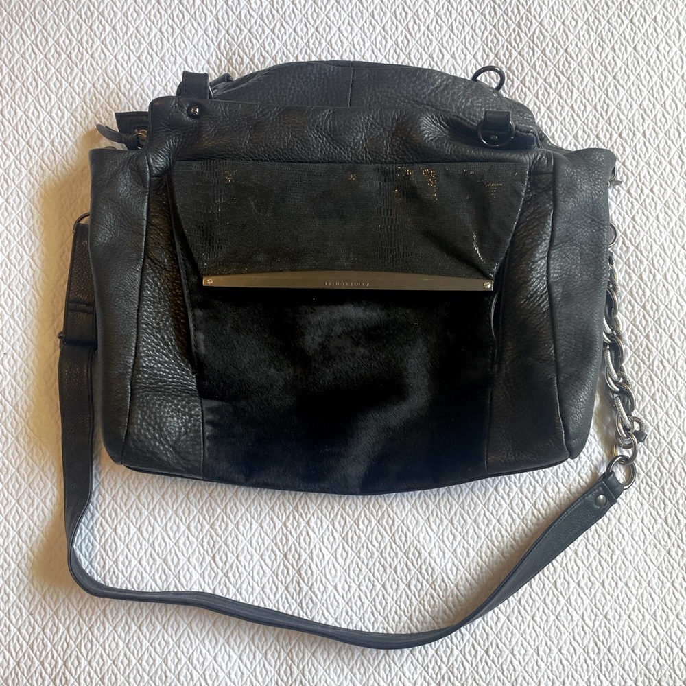 Elliott Lucca leather slouchy convertible bag